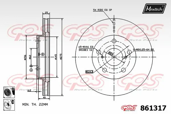 Brake Disc (861207)