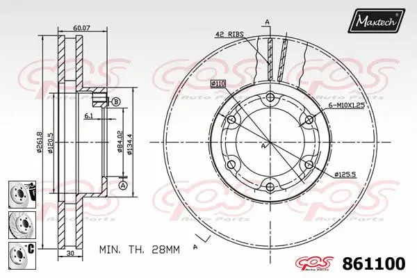 Brake Disc (861162)