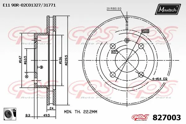 Brake Caliper (6274515)