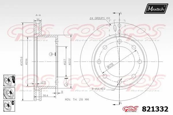 Repair Kit, brake caliper (70200311)