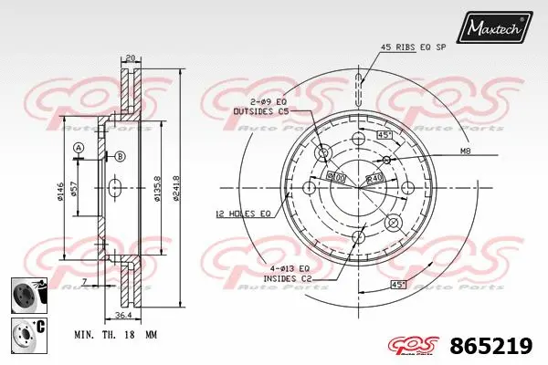 Brake Disc (875342)