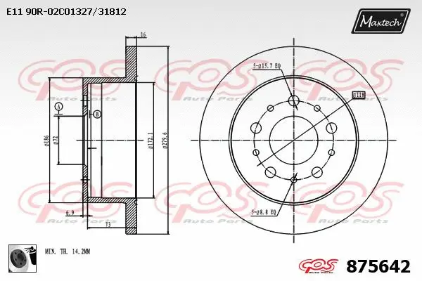 Brake Disc (875357)