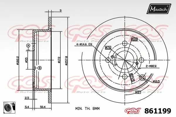Repair Kit, brake caliper (70200556)