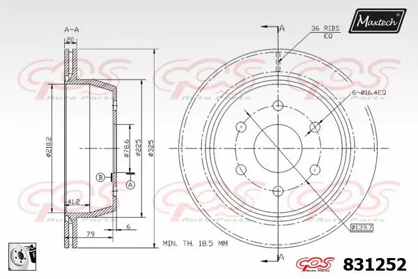 Brake Disc (857043)