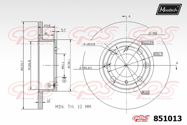 Seal, brake caliper piston (70180062)