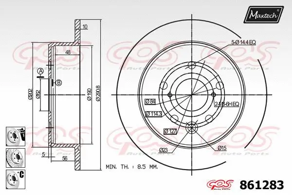 Guide Sleeve Kit, brake caliper (70160134)