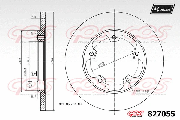 Steering Knuckle, wheel suspension (5271070)