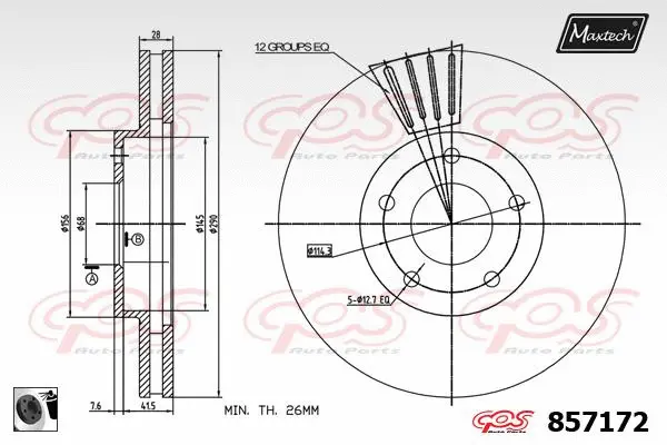 Guide Sleeve Kit, brake caliper (70160045)