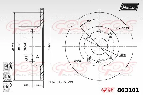 Brake Disc (873070)