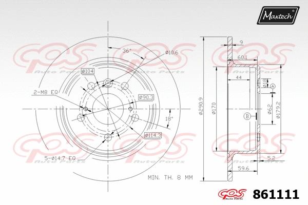 Brake Caliper (6283409)