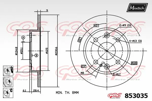 Repair Kit, brake caliper (70200545)