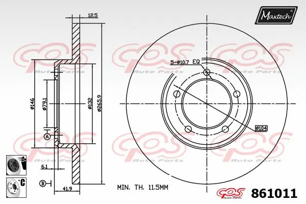 Brake Disc (871083)