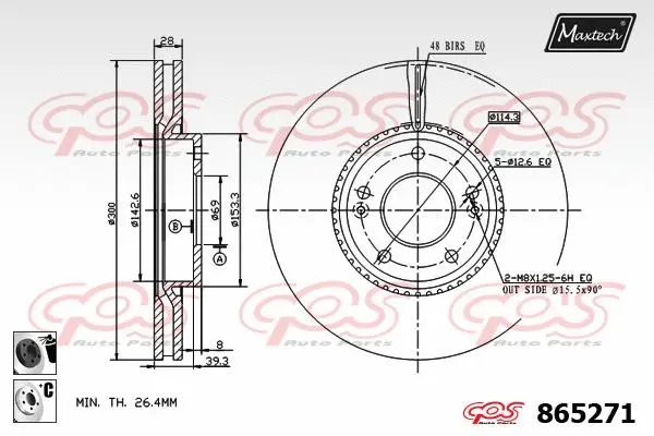Brake Disc (873025)
