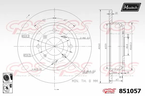 Guide Sleeve Kit, brake caliper (70160033)