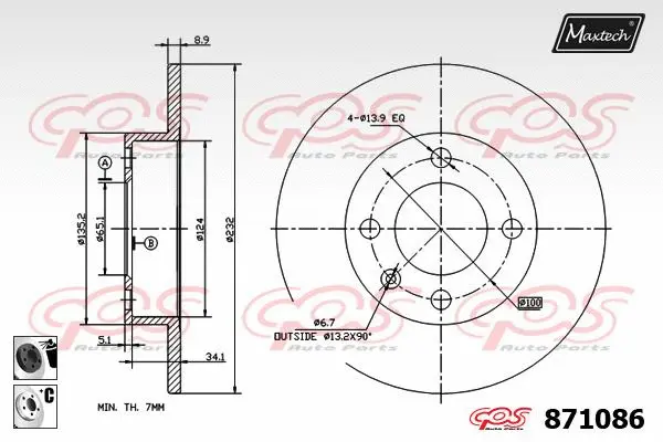 Brake Disc (857133)