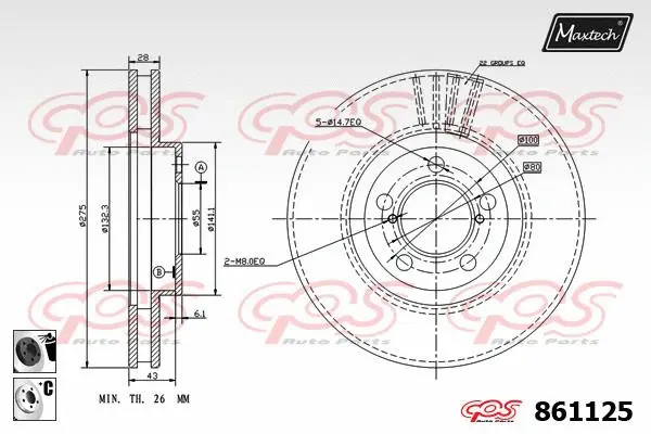 Brake Disc (871062)