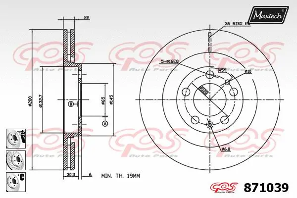 Repair Kit, brake caliper (70200255)