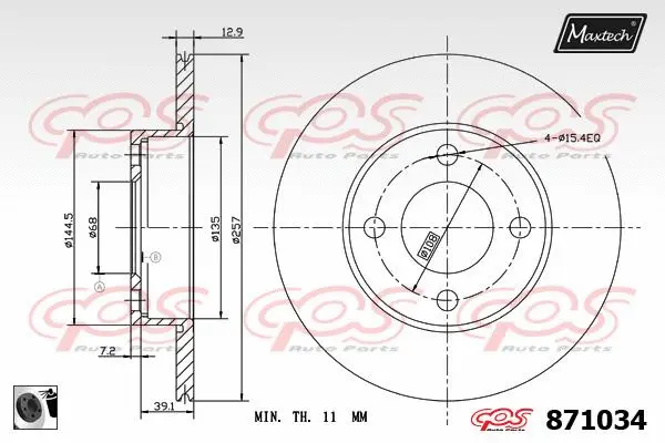 Brake Disc (851103)