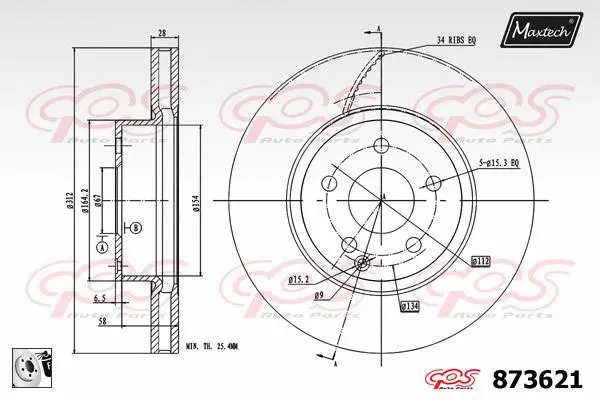 Seal, brake caliper piston (70180160)