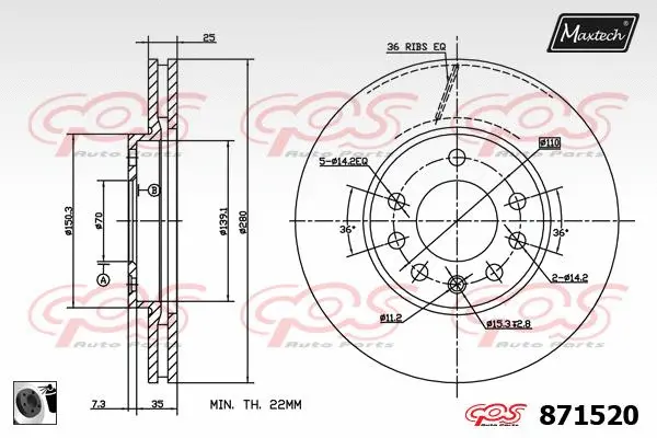 Guide Sleeve Kit, brake caliper (70160152)
