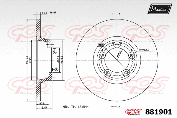 Brake Disc (873558)