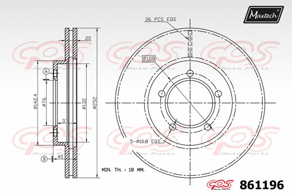 Brake Disc (873628)