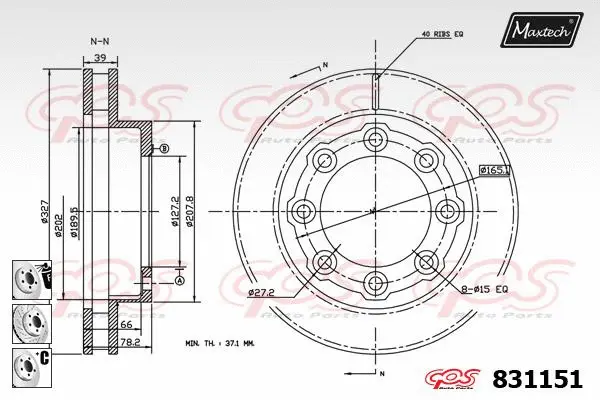 Brake Disc (857139)