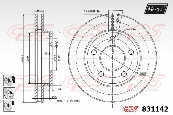 Brake Disc (855110)