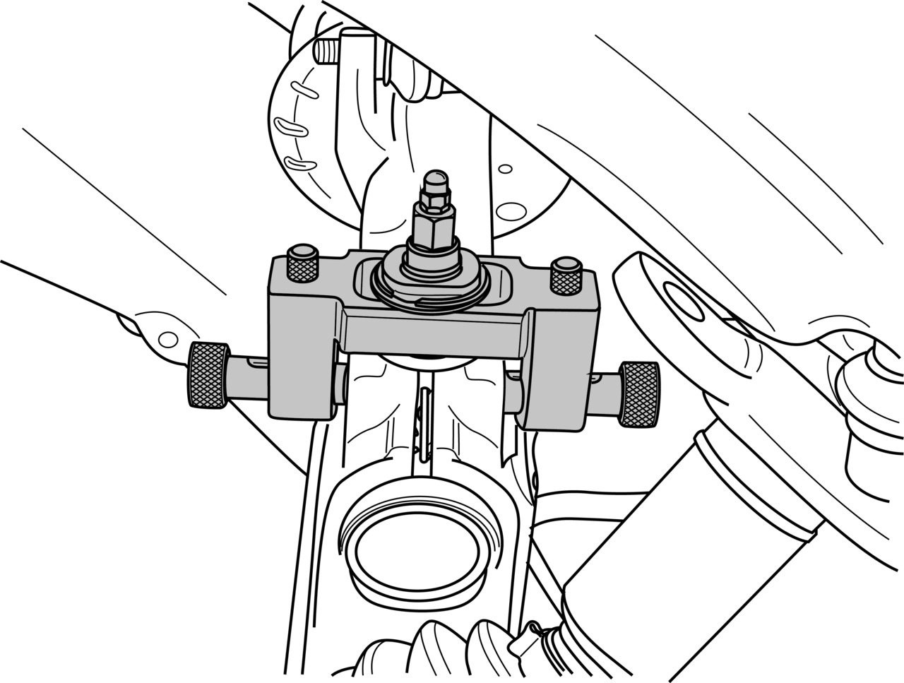 Spreader Insert, suspension strut