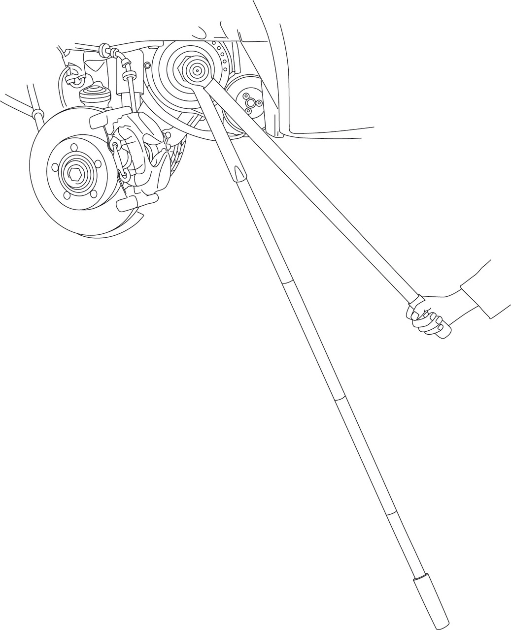 Holding Tool, belt pulley