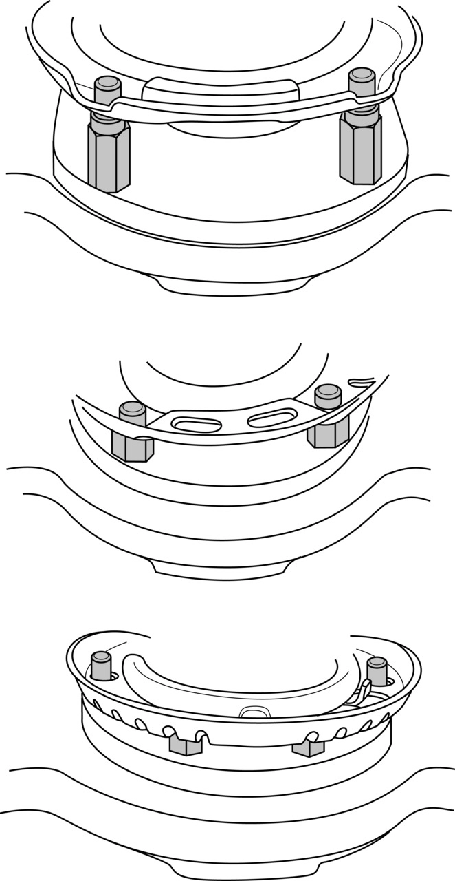 Expansion set, spring pre-tensioning tool