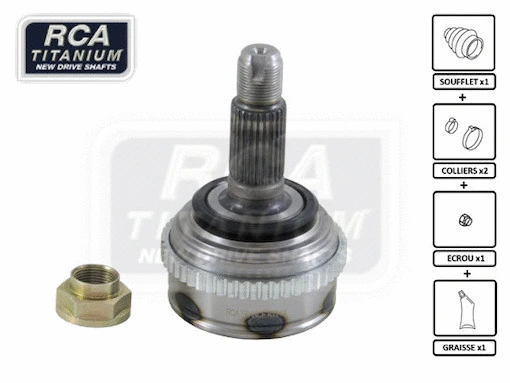 Joint Kit, drive shaft (RV01A)