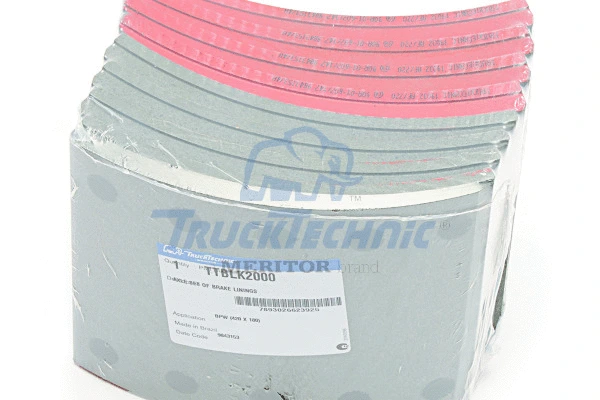 Brake Lining Kit, drum brake (TTBLK2000)