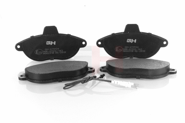Brake Pad Set, disc brake (GH-411934)