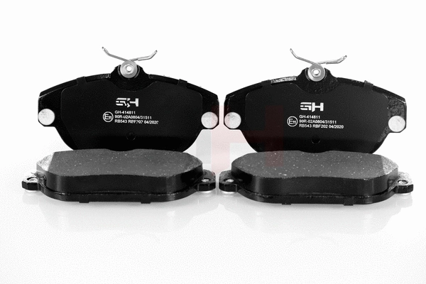 Brake Pad Set, disc brake (GH-414811)