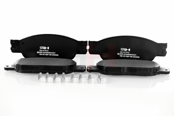 Brake Pad Set, disc brake (GH-411512)