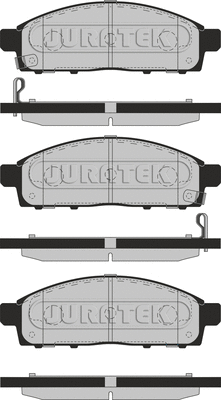 Brake Pad Set, disc brake (JCP4023)