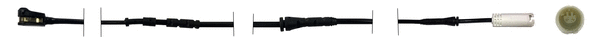 Warning Contact, brake pad wear (JCW335)