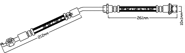 Brake Hose (JBH1231L)