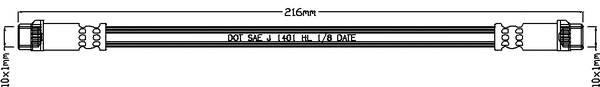 Brake Hose (JBH1158)
