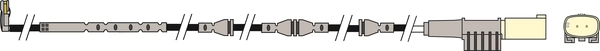 Warning Contact, brake pad wear