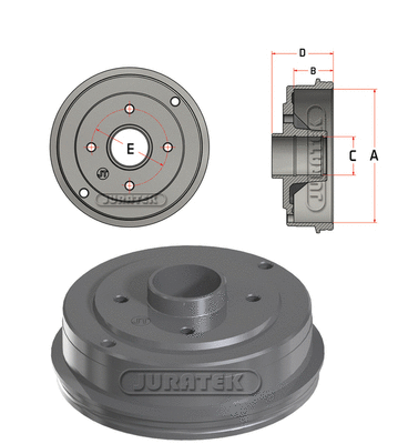 Brake Drum (JDR085)