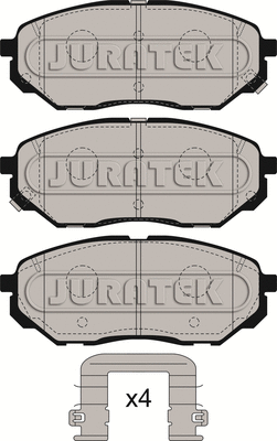 Brake Pad Set, disc brake (JCP8277)