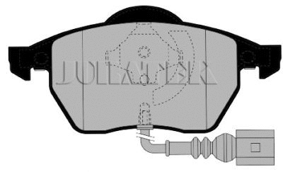 Brake Pad Set, disc brake (JCP1463)