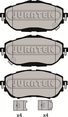 Brake Pad Set, disc brake (JCP8169)