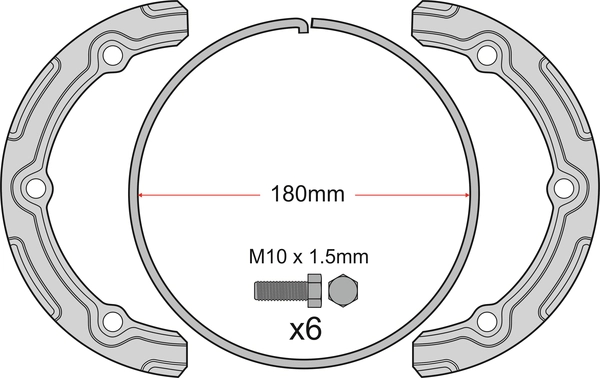 Accessory Kit, disc brake pad (JCK400)