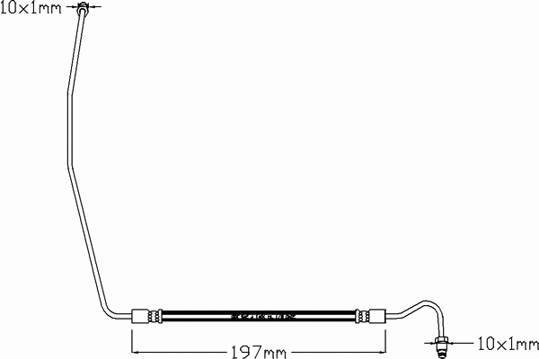 Brake Hose (JBH1227R)