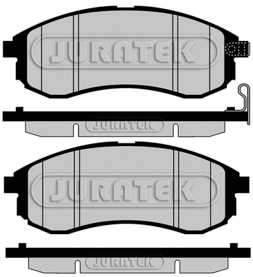 Brake Pad Set, disc brake (JCP1702)