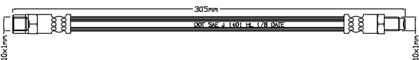 Brake Hose (JBH1062)