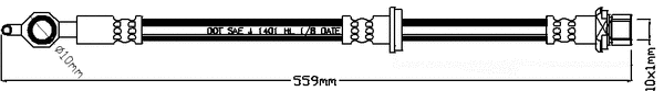 Brake Hose (JBH1082R)